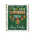 Personalized Gift Tartan Plaid Blanket Clan Innes Hunting With Christmas Cookie Baking Crew Christmas Gift Blanket, Plaid Blanket, Christmas Fleece Blanket, Christmas Blanket, Tartan Blanket, Scottish Blanket, Scotland Blanket, Family Name Blanket, Custom Blanket, Personalized Blanket