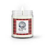 Soy Wax Candle - Buffalo Plaid Candle Clan Badge Cunningham Tartan Plaid Soy Wax Candle, oil candle, candle handmade, wax candle, soy wax, nature wax, natural soy wax, natural soy candles, natural candle
