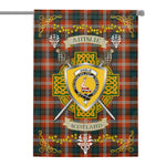 House Flag - Ainslie Ancient Irish Shield Celtic Cross Tartan Garden Flag St Patrick's Day Garden Flag