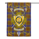 House Flag - Balfour Modern Irish Shield Celtic Cross Tartan Garden Flag St Patrick's Day Garden Flag