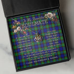 To My Beautiful Soulmate Necklace In Your Eyes I Have Found My Home Clan Sempill Tartan Crown Pendant Necklace