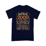Vintage April 2000 21 Years Born In 2000 21st Bday Gift Birthday Shirt - Scotstee Shop