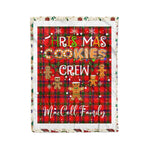 Personalized Gift Tartan Plaid Blanket Clan MacColl Modern With Christmas Cookie Baking Crew Christmas Gift Blanket, Plaid Blanket, Christmas Fleece Blanket, Christmas Blanket, Tartan Blanket, Scottish Blanket, Scotland Blanket, Family Name Blanket, Custom Blanket, Personalized Blanket