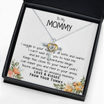 Mommy Necklace, To My Mommy Necklace, Gift For Mom To Be Necklace, Gift For First Time Mom, Expecting Mother Necklace, New Mom , Mother's Day Cross Necklace