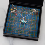Sea Turtle Necklace To My Beautiful Soulmate Necklace In Your Eyes I Have Found My Home Clan Bairn Tartan Blue Turtle Necklace