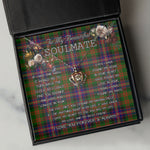 To My Beautiful Soulmate Necklace In Your Eyes I Have Found My Home Clan Cochrane Tartan Crown Pendant Necklace