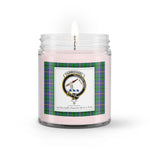 Soy Wax Candle - Buffalo Plaid Candle Clan Crest Badge Carmichael Tartan Plaid Soy Wax Candle, oil candle, candle handmade, wax candle, soy wax, nature wax, natural soy wax, natural soy candles, natural candle