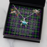 Sea Turtle Necklace To My Beautiful Soulmate Necklace In Your Eyes I Have Found My Home Clan Malcolm Tartan Blue Turtle Necklace