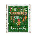 Products Personalized Gift Tartan Plaid Blanket Clan Don With Christmas Cookie Baking Crew Christmas Gift Blanket, Plaid Blanket, Christmas Fleece Blanket, Christmas Blanket, Tartan Blanket, Scottish Blanket, Scotland Blanket, Family Name Blanket, Custom Blanket, Personalized Blanket