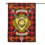 House Flag - Cunningham Irish Shield Celtic Cross Tartan Garden Flag St Patrick's Day Garden Flag copy