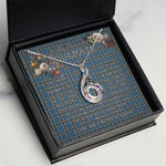 To My Beautiful Soulmate Necklace In Your Eyes I Have Found My Home Clan Thomson Dress Tartan Rising Phoenix Necklace