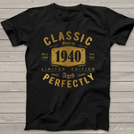 81st Birthday Gift Women Men 81 Years Old Classic 1940 Birthday Shirt - Scotstee Shop