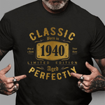 81st Birthday Gift Women Men 81 Years Old Classic 1940 Birthday Shirt - Scotstee Shop