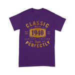 81st Birthday Gift Women Men 81 Years Old Classic 1940 Birthday Shirt - Scotstee Shop