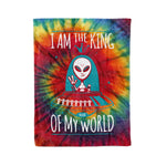 Scotstee Shop - Scotstee Shop Blanket Alien King Tie Dye Hippie Fleece Blanket