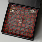 To My Beautiful Soulmate Necklace In Your Eyes I Have Found My Home Clan Innes of Moray Tartan Crown Pendant Necklace