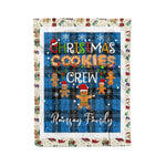 Personalized Gift Tartan Plaid Blanket Clan Ramsay Ancient With Christmas Cookie Baking Crew Christmas Gift Blanket, Plaid Blanket, Christmas Fleece Blanket, Christmas Blanket, Tartan Blanket, Scottish Blanket, Scotland Blanket, Family Name Blanket, Custom Blanket, Personalized Blanket