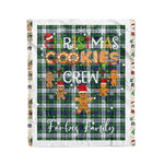 Products Personalized Gift Tartan Plaid Blanket Clan Forbes Dress With Christmas Cookie Baking Crew Christmas Gift Blanket, Plaid Blanket, Christmas Fleece Blanket, Christmas Blanket, Tartan Blanket, Scottish Blanket, Scotland Blanket, Family Name Blanket, Custom Blanket, Personalized Blanket