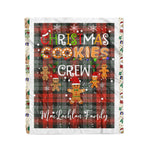 Personalized Gift Tartan Plaid Blanket Clan MacLachlan Weathered With Christmas Cookie Baking Crew Christmas Gift Blanket, Plaid Blanket, Christmas Fleece Blanket, Christmas Blanket, Tartan Blanket, Scottish Blanket, Scotland Blanket, Family Name Blanket, Custom Blanket, Personalized Blanket