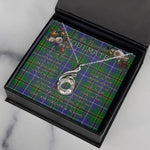 To My Beautiful Soulmate Necklace In Your Eyes I Have Found My Home Clan Turnbull Hunting Tartan Rising Phoenix Necklace