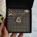 To My Beautiful Soulmate Necklace In Your Eyes I Have Found My Home Clan Fraser Hunting Tartan Forever Love Necklace