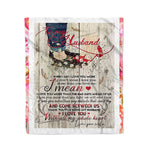 Scotstee Shop - Personalized Gift Letter To My Husband Love Quotes To Husband Gift Fleece Blanket