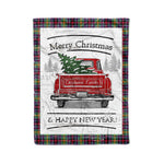 Tartan Blanket Vintage Red Truck with Christmas Tree Family Scottish Clan Clephane plaid blanket, red plaid blanket, buffalo plaid blanket, green plaid blanket, plaid fleece blanket, blue plaid blanket, red tartan blanket, tartan plaid blanket, black and white plaid blanket, , christmas plaid blanket, orange plaid blanket, tartan plaid throw blanket, pink plaid blanket, brown plaid blanket, buffalo check blanket