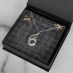 To My Beautiful Soulmate Necklace In Your Eyes I Have Found My Home Clan Lumsden Hunting Tartan Rising Phoenix Necklace