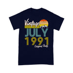 Vintage Since July 1991 Birthday Gift Birthday Shirt - Scotstee Shop