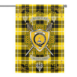 House Flag - Barclay Dress Modern Irish Shield Celtic Cross Tartan Garden Flag St Patrick's Day Garden Flag