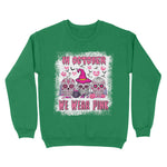 Sugar Skull Halloween Pink Ribbon Breast Cancer Awareness Womens Halloween Sweatshirts, Halloween Sweatshirt Plus Size - Scotstee Shop