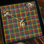 To My Beautiful Soulmate Necklace In Your Eyes I Have Found My Home Clan Buchanan Tartan Wishbone Dancing Necklace