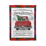 Tartan Blanket Vintage Red Truck with Christmas Tree Family Scottish Clan Nicolson plaid blanket, red plaid blanket, buffalo plaid blanket, green plaid blanket, plaid fleece blanket, blue plaid blanket, red tartan blanket, tartan plaid blanket, black and white plaid blanket, , christmas plaid blanket, orange plaid blanket, tartan plaid throw blanket, pink plaid blanket, brown plaid blanket, buffalo check blanket