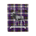 Tartan Blanket With Moose Clan MacDonald Dress Modern Plaid Blanket Tartan Plaid Fleece Blanket, Christmas Blanket, tartan blanket, plaid blanket, red plaid blanket, buffalo plaid blanket, green plaid blanket, plaid fleece blanket, blue plaid blanket, red tartan blanket, tartan plaid blanket, black and white plaid blanket, christmas plaid blanket, orange plaid blanket, tartan plaid throw blanket, pink plaid blanket, brown plaid blanket, buffalo check blanket