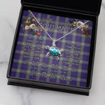 Sea Turtle Necklace To My Beautiful Soulmate Necklace In Your Eyes I Have Found My Home Clan Kinnaird Tartan Blue Turtle Necklace