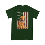 Scotstee Shop - Golden Retriever American Flag Bandana 4th Of July 4th Of July Shirt
