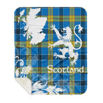 Sherpa Blanket - Tartan Blanket Thistle and Lion Scottish Clan Laing Plaid Blanket, plaid sherpa blanket queen,purple sherpa blanket,queen sherpa blanket,queen size sherpa blanket,red sherpa blanket,scottish tartan blankets,sherpa blanket,sherpa christmas blanket