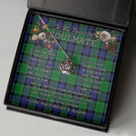 To My Beautiful Soulmate Necklace In Your Eyes I Have Found My Home Clan Graham Of Menteith Modern Tartan Crown Pendant Necklace