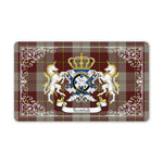 Doormat - Welcome Mat Scottish Cunningham Burgundy Dancers Tartan Door Mat, Plaid Doormat