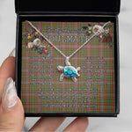 Sea Turtle Necklace To My Beautiful Soulmate Necklace In Your Eyes I Have Found My Home Clan Hunter 1819 Tartan Blue Turtle Necklace, Valentine Necklace Gift for Girlfriend Clan Mitchell Ancient Tartan Sunflower Pendant Necklace, Scottish Tartan Jewelry, valentine necklace, necklace girlfriend, necklace for wife, cute necklaces for girlfriend, jewelry for girlfriend, to my soulmate necklace, to my future wife necklace