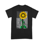 Scotstee Shop - Vintage American Flag EMT Sunflower Hippie EMT Nurse Gifts 4th Of July Shirt Nurse 4th of July Shirt emergency nurse shirts