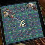 To My Beautiful Soulmate Necklace In Your Eyes I Have Found My Home Clan Inglis Ancient Tartan Wishbone Dancing Necklace