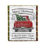Tartan Blanket Vintage Red Truck with Christmas Tree Family Scottish Clan MacMillan plaid blanket, red plaid blanket, buffalo plaid blanket, green plaid blanket, plaid fleece blanket, blue plaid blanket, red tartan blanket, tartan plaid blanket, black and white plaid blanket, , christmas plaid blanket, orange plaid blanket, tartan plaid throw blanket, pink plaid blanket, brown plaid blanket, buffalo check blanket