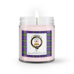 Soy Wax Candle - Buffalo Plaid Candle Clan Crest Badge Cameron Tartan Plaid Soy Wax Candle, oil candle, candle handmade, wax candle, soy wax, nature wax, natural soy wax, natural soy candles, natural candle