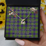 To My Beautiful Soulmate Necklace In Your Eyes I Have Found My Home Clan Arnott Tartan Wishbone Dancing Necklace