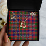 To My Beautiful Soulmate Necklace In Your Eyes I Have Found My Home Clan MacIntyre Tartan Forever Love Necklace