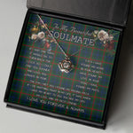 To My Beautiful Soulmate Necklace In Your Eyes I Have Found My Home Clan Aiton Tartan Crown Pendant Necklace