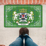 Doormat - Welcome Mat Scottish Currie Tartan Door Mat, Plaid Doormat