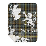 Sherpa Blanket - Tartan Blanket Thistle and Lion Scottish Clan Campbell Argyll Weathered Plaid Blanket, plaid sherpa blanket queen,purple sherpa blanket,queen sherpa blanket,queen size sherpa blanket,red sherpa blanket,scottish tartan blankets,sherpa blanket,sherpa christmas blanket