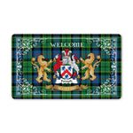 Doormat - Tartan Door Mat The Family Forsyth Ancient Welcome Mat, Plaid Doormat Scottish